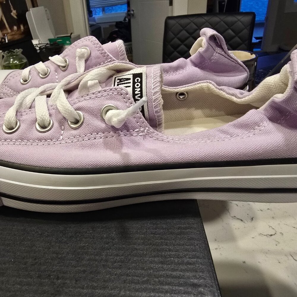 Converse Chuck Taylor All Star Shoreline Slip Womens Casual Shoes 7 Amethyst NEW